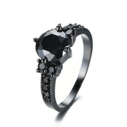 Zircon ring women's beauty ring