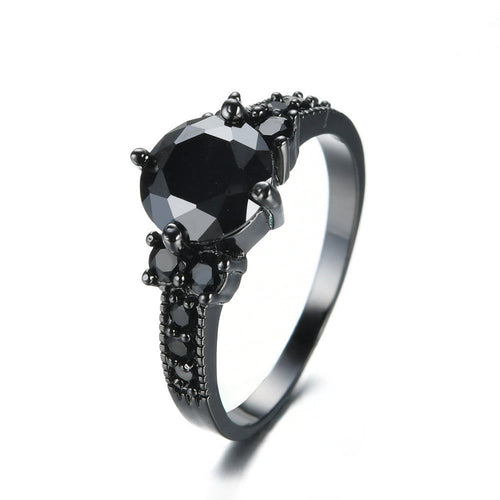 Zircon ring women's beauty ring