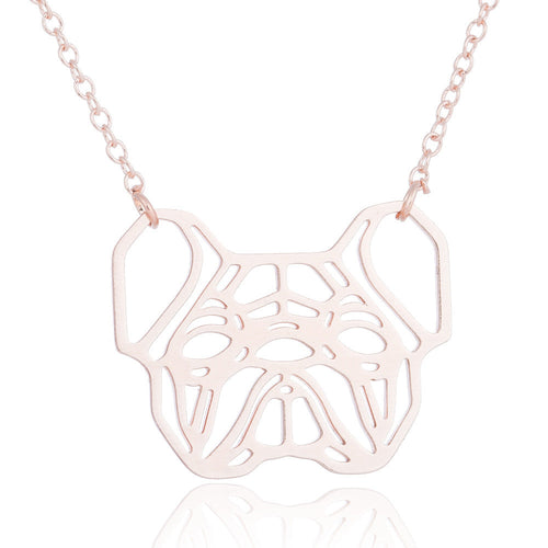 Necklace Pet Dog Pug Pendant Necklace