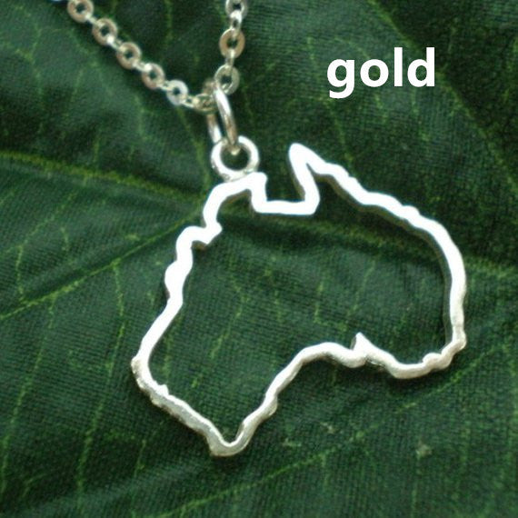Country Map Necklace European Hometown Necklace