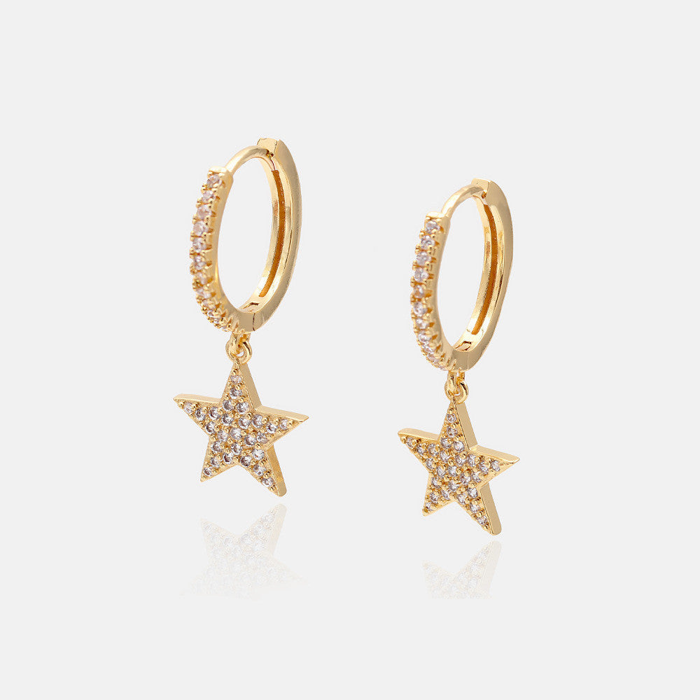 Star earrings. Star earrings