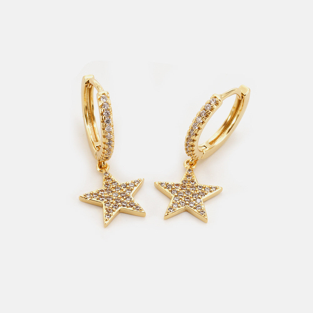 Star earrings. Star earrings