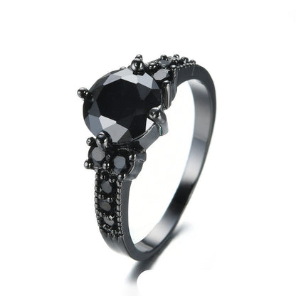 Zircon ring women's beauty ring