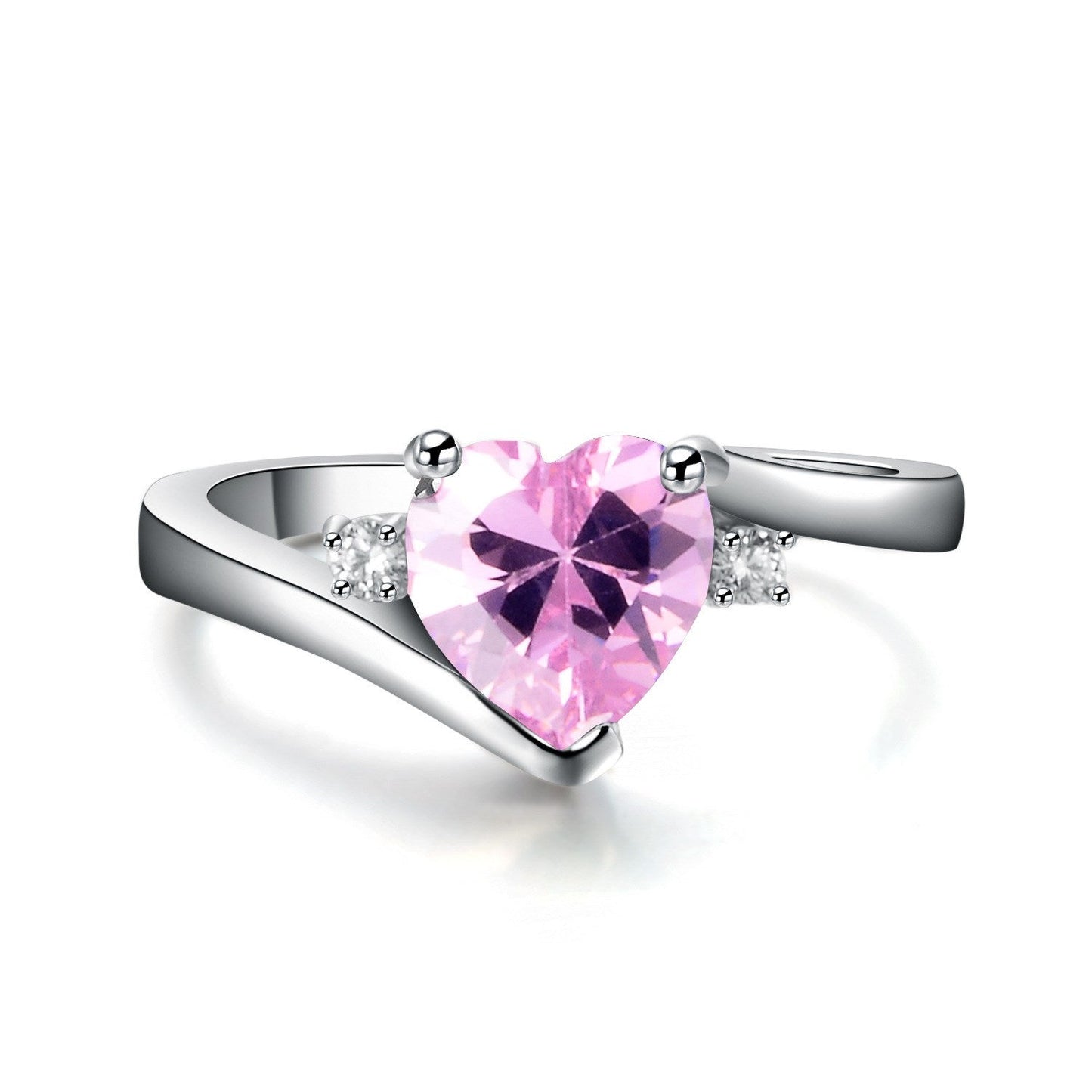 Zircon Love Ring Colorful Ring